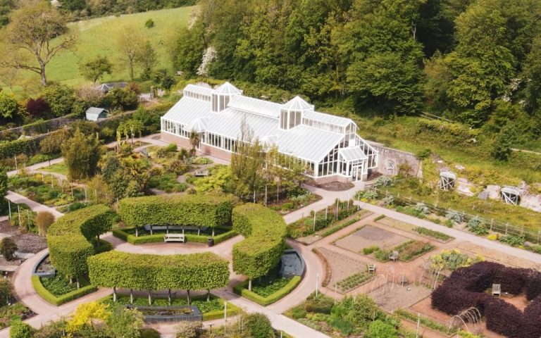 Aerial view of the National Botanic Garden of Wales